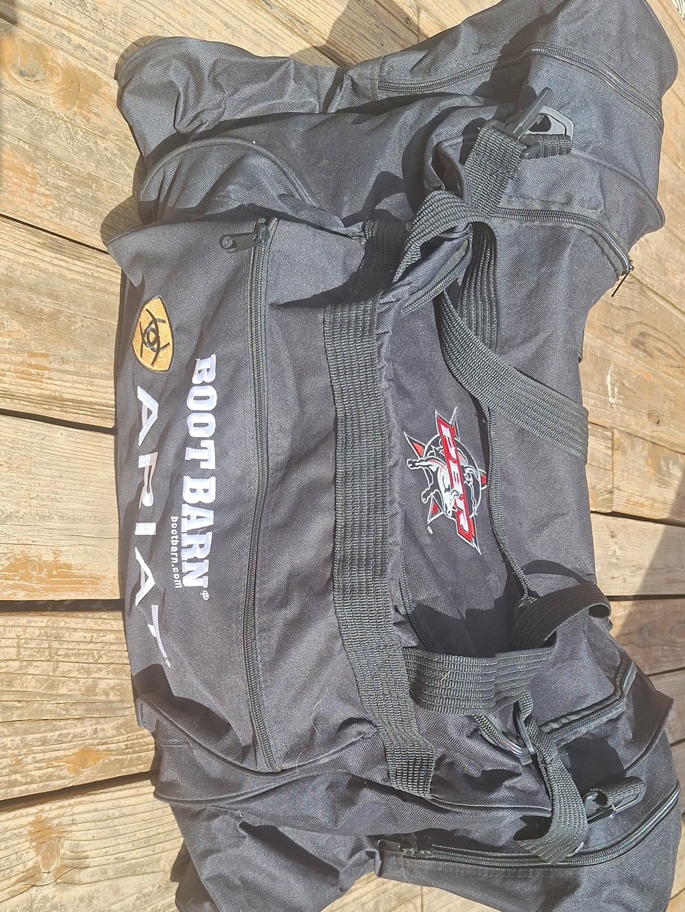 Boot Barn x Ariat Black PBR Duffel Bag